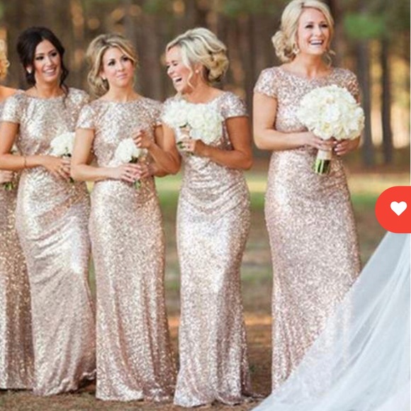 champagne sequin dress
